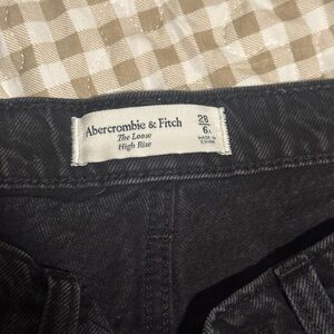 Abercrombie & Fitch Charcoal High Rise Jeans